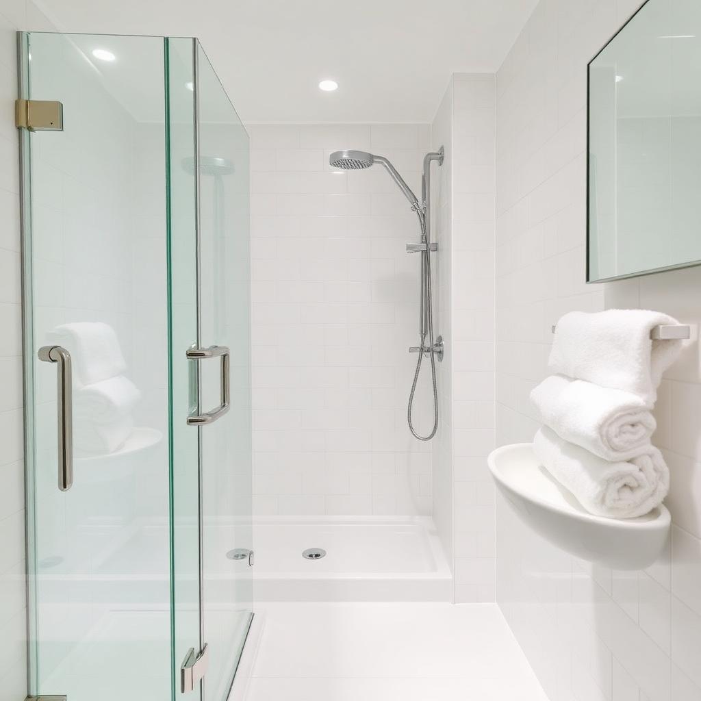 Bright cleaned bathroom